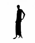 Woman Silhouette Retro 1920
