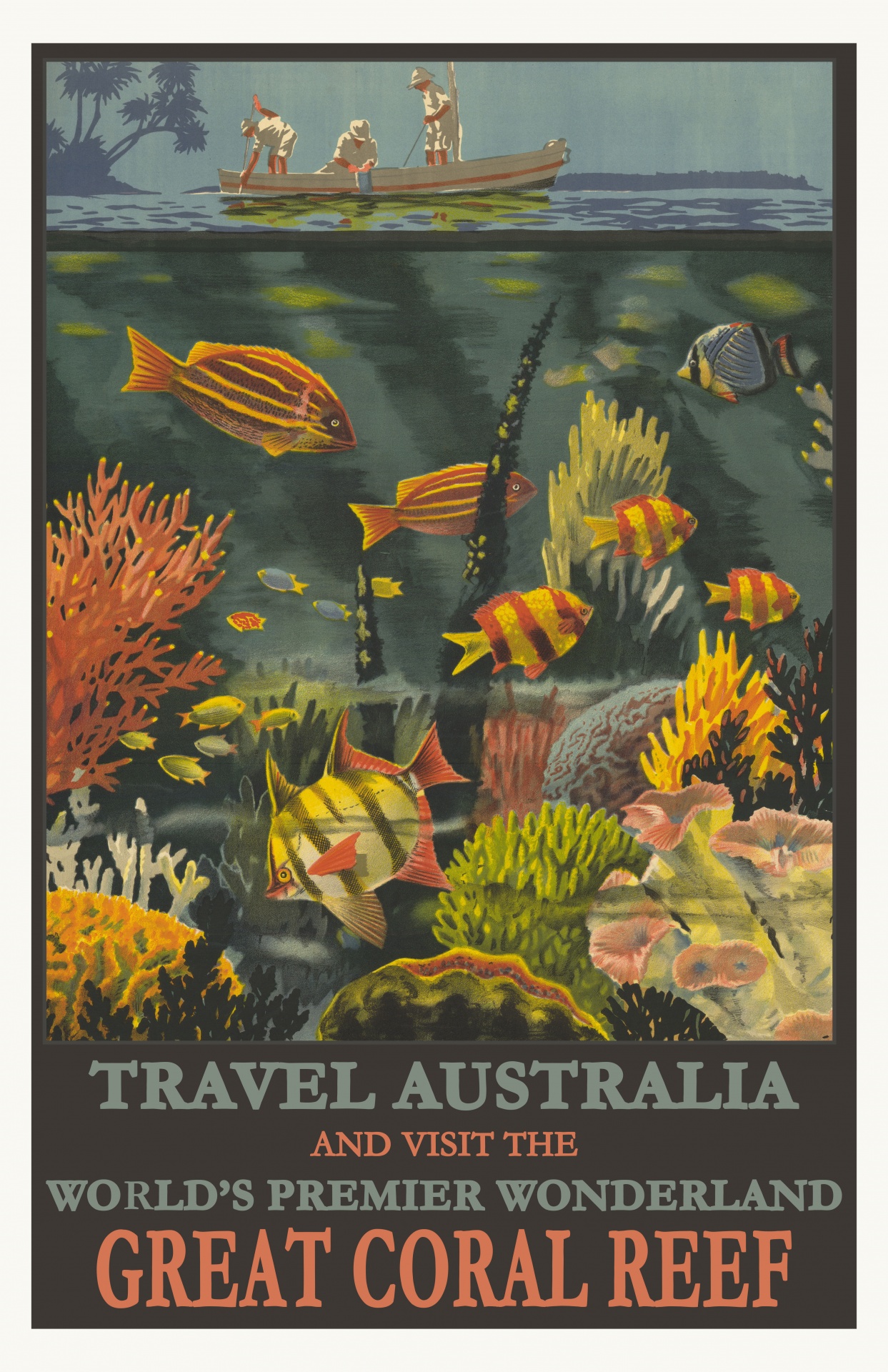 Australien Vintage reseaffisch