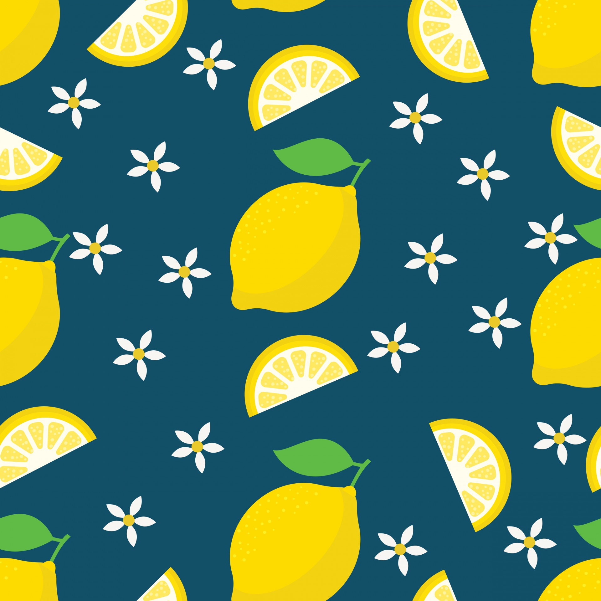 Lemon Fruit Pattern Background Free Stock Photo - Public Domain Pictures