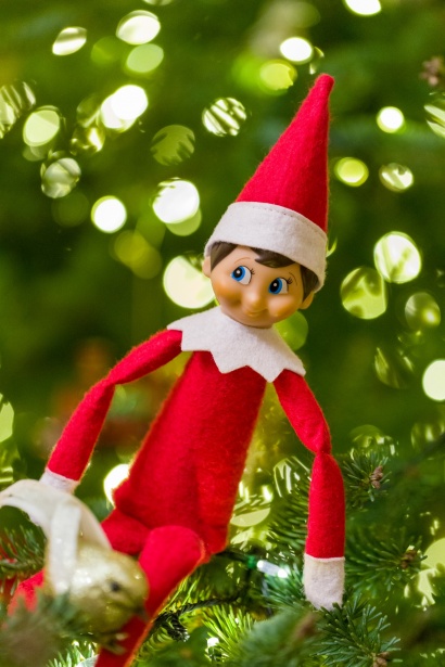 Elf On A Christmas Tree Free Stock Photo - Public Domain Pictures