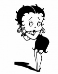 Betty Boop Vintage kreslený