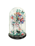 Buchet de flori decor clopot de sticla