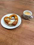 Butter Pretzel And Coffee