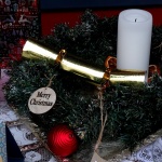 Christmas Cracker And Candle