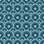 Circles Retro Abstract Background