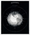 Stara mapa astronomiczna Ziemi