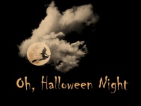Halloween natt hälsning