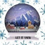 Winter Christmas Snow Globe