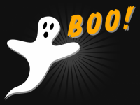 Boo Ghost Illustration