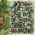 Thanksgiving vintage stijl poster