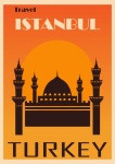 Стамбул туристический плакат