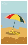 Jersey Beach Travel Poster