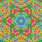 Kaleidoscope colorful pattern