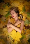 Leaves, Autumn, Portrait, Girl