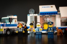 Lego, polis, kriminella, poliser