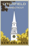 Poster di viaggio del New England