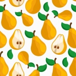 Pears Fruit Wallpaper Pattern