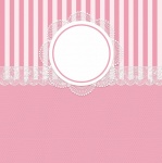 Pink Stripes and Lace Background