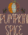 Pumpkin Spice Autumn Poster