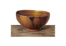 Vaso de cerâmica vintage