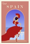 西班牙西班牙旅游海报