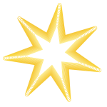 Csillag ikon elem clipart