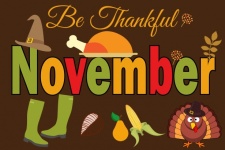 Thanksgiving-Hintergrund November