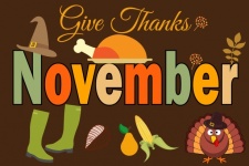 Thanksgiving-Hintergrund November