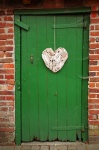 Drzwi stare drzwi stodoły serca