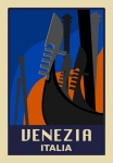 Cartaz de viagens de Veneza, Itália