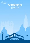 Cestovní plakát Benátky