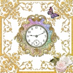 Vintage clock illustration