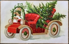 Vintage Weihnachten Postkarte alt