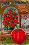 Vintage reklamní semena květin