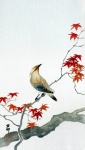 Bird branch vintage japan