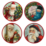 Weihnachten Vintage Santa Claus