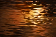 Fale zachód słońca zdjęcie wody