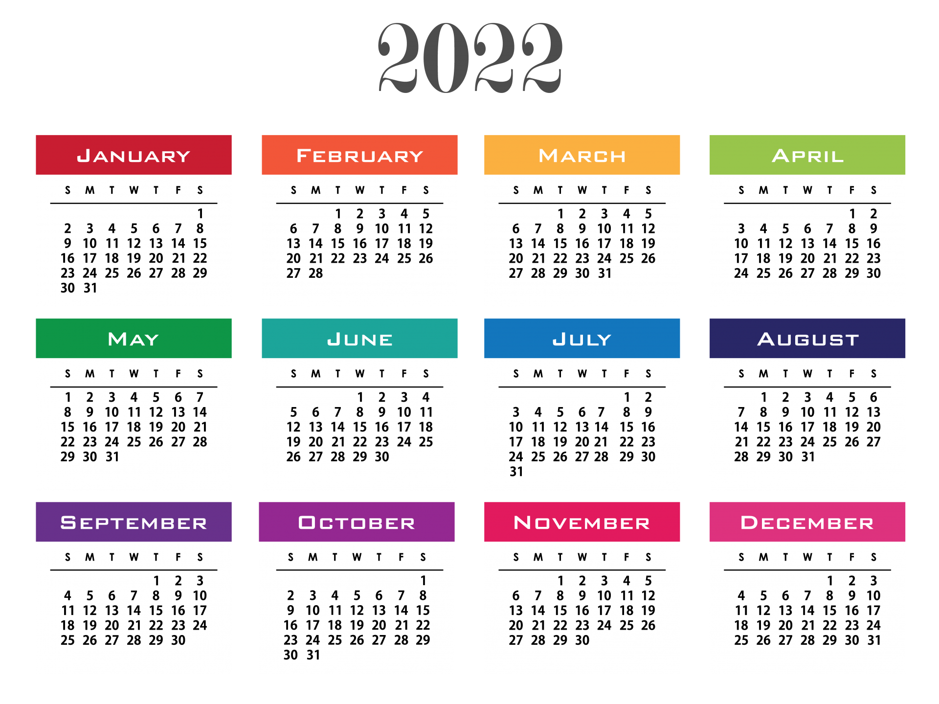2022-calendar-template-clipart-free-stock-photo-public-domain-pictures