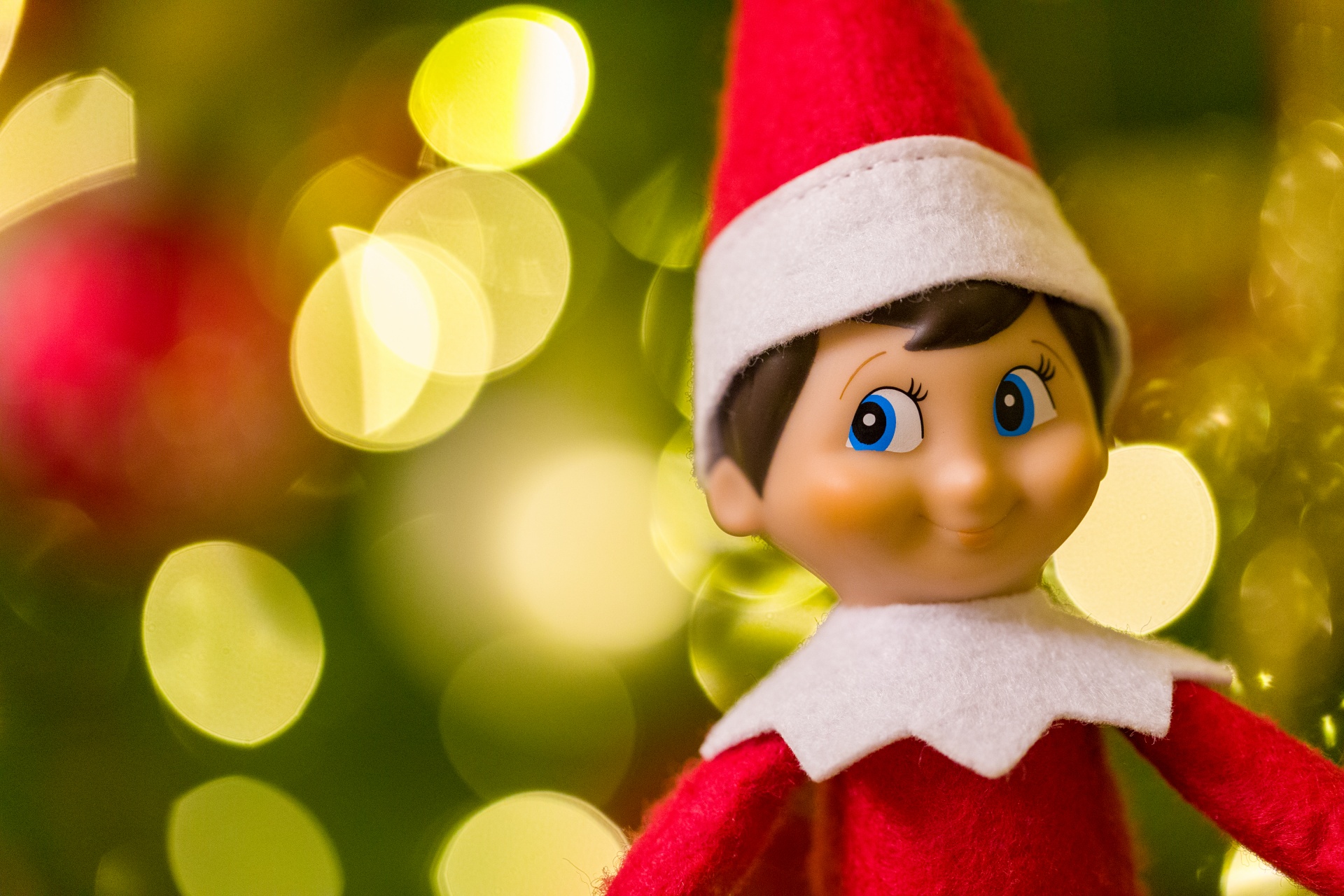 Elf On A Christmas Tree Free Stock Photo - Public Domain Pictures