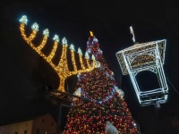 Luces navideñas en Haifa 2021