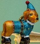 Christmas Puppy Dog Ornament