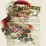 Świąteczna piosenka vintage 1907