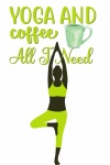 Yoga coffee poster