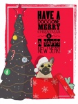 Christmas Dog Greeting Card