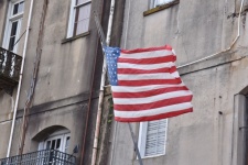Flag USA Half Mast