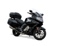 Motorrad, BMW, schwarzes Motorrad