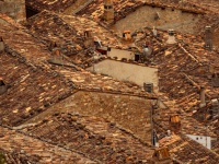 Terracotta roofs in Italy