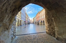 Vedere de la poarta Sf. Florian, Cracovi