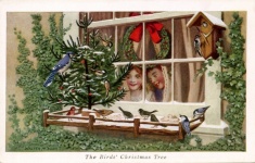 Cartolina di Natale vintage vecchia