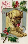 Cartolina di Natale vintage vecchia